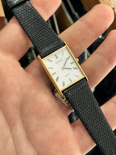 Load image into Gallery viewer, Vintage 1985 Seiko Lassale Men’s Gold Ultra Thin Tank Watch
