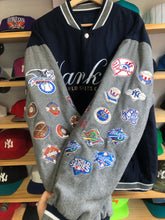Load image into Gallery viewer, 2010s JH Design New York Yankees World Series Patch Wool Reversible Bomber Jacket Size 2XL
