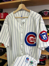 Load image into Gallery viewer, Vintage Chicago Cubs Russell Athletic Authentic Pinstripe Jersey 52 XXL
