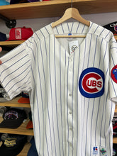 Load image into Gallery viewer, Vintage Chicago Cubs Russell Athletic Authentic Pinstripe Jersey 52 XXL
