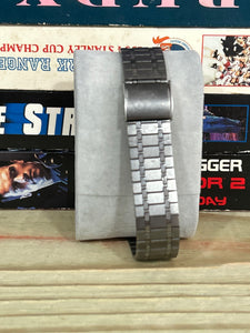 Vintage 90s Seiko Dual Display Gunmetal Quartz Watch