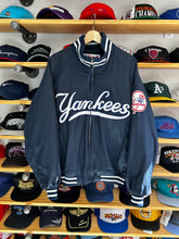 Load image into Gallery viewer, Vintage Majestic New York Yankees Dugout Script Jacket Medium
