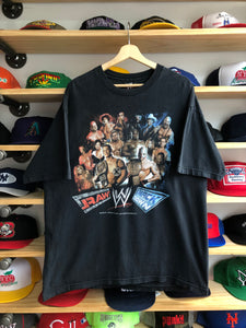 Vintage WWE Smackdown & Raw Roster Wrestling Tee Size XL