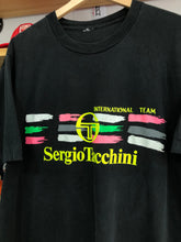 Load image into Gallery viewer, Vintage Sergio Tacchini Logo Spellout Tee Size Large
