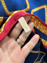 Load image into Gallery viewer, Vintage Cartier Made in France Silk Scarf 32x34
