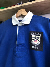 Load image into Gallery viewer, Vintage Ralph Lauren Rugby USA Long Sleeve Polo Size Medium
