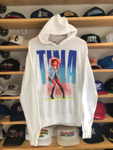 Load image into Gallery viewer, Vintage 1985 Tina Turner Private Dancer Tour Paper Thin Hoodie Size M/L
