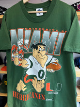 Load image into Gallery viewer, Vintage 1994 University of Miami Fred Flintstones Graphic Tee Large
