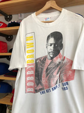 Load image into Gallery viewer, Vintage 1993 Bobby Brown The Get Away Tour Boot Tee Size XL

