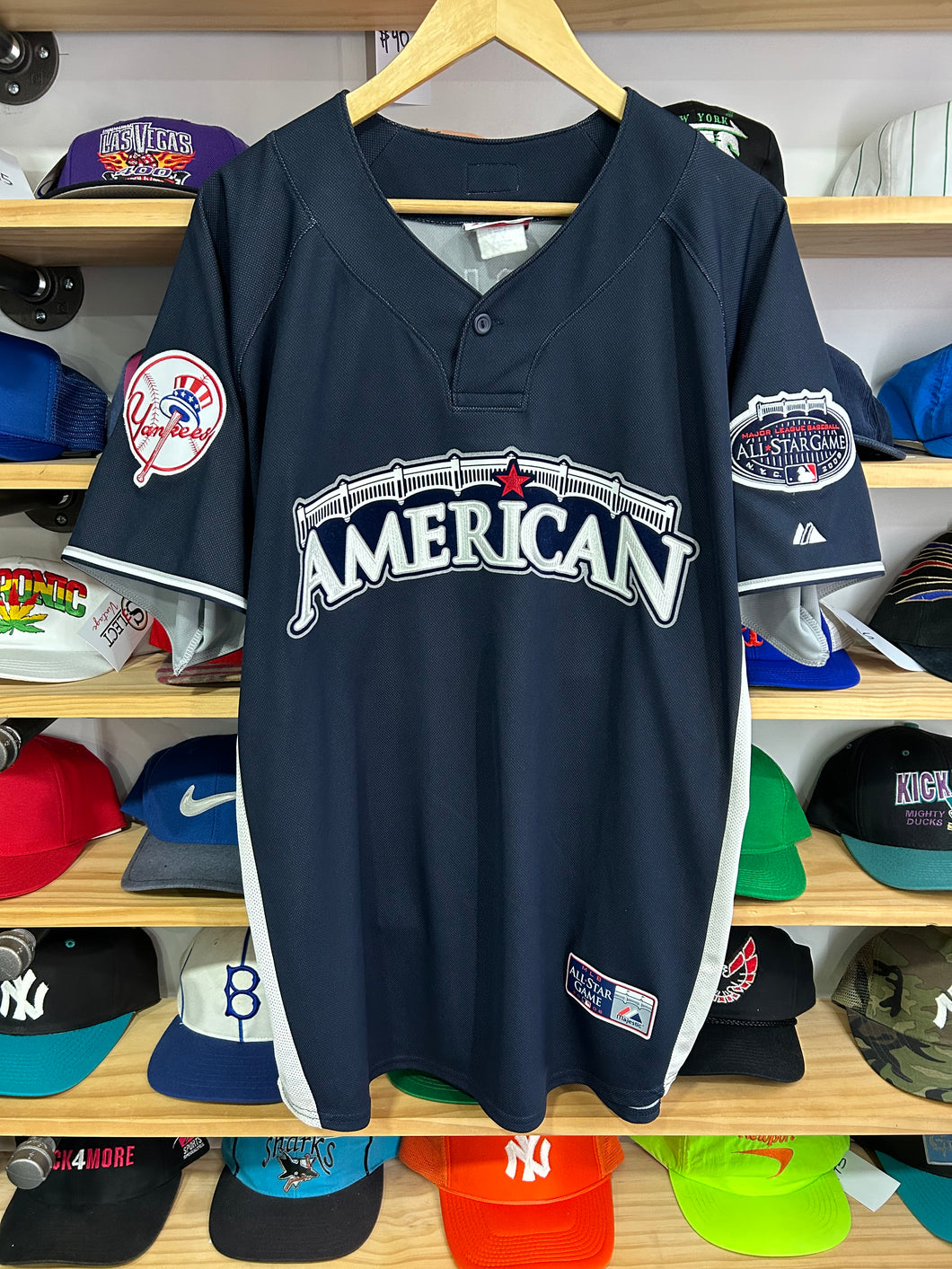 2008 Majestic New York Yankees All Star Alex Rodriquez Authentic Jersey Large