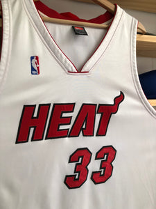 Vintage Nike Miami Heat Alonzo Mourning Authentic Jersey Size 52/2XL