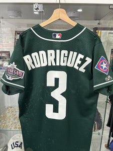 Vintage 2001 Majestic American League Alex Rodriguez Texas Rangers All Star Game Authentic Jersey Medium