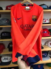Load image into Gallery viewer, 2014 Nike F.C. Barcelona Blank Long Sleeve Jersey Size XL
