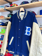 Load image into Gallery viewer, Vintage Mirage Brooklyn Dodgers 1955 Leather Wool Varsity Jacket 2XL
