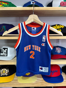 Vintage Champion New York Knicks Larry Johnson Toddler Jersey 3T