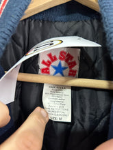 Load image into Gallery viewer, Vintage Made in USA Blank Wool Leather Varsity Jacket Medium
