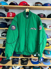 Load image into Gallery viewer, Vintage 1980s Starter New York Jets Made in USA Bomber Jacket XL NWT
