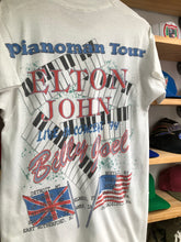 Load image into Gallery viewer, Vintage 1994 Billy Joel &amp; Elton John Face 2 Face Tour Boot Tee Size Large
