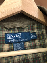 Load image into Gallery viewer, Vintage Polo Ralph Lauren Military Style Plaid Lined Bomber Jacket Size Medium
