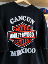Load image into Gallery viewer, Vintage Harley Davidson Spellout Cancun Mexico Tee Size 2XL
