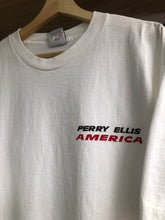 Load image into Gallery viewer, Vintage Perry Ellis America Spellout Tee Size Large/XL
