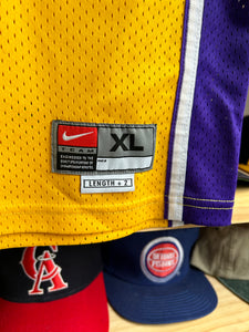 Vintage Nike Los Angeles Lakers Kobe Bryant Swingman Jersey XL