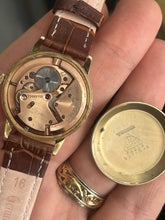 Load image into Gallery viewer, Vintage 1952 Omega 14KGF F6212 Bumper Automatic Watch
