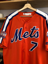 Load image into Gallery viewer, 2016 Majestic New York Mets 7 Line Army Jersey Size Large
