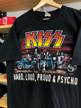 Load image into Gallery viewer, Vintage 1999 Kiss Hard,Loud,Proud &amp; Psycho Band Tee Size Large
