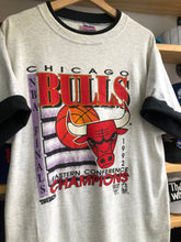 Load image into Gallery viewer, Vintage Trench Chicago Bulls 1992 Eastern Conference Champions Tee Size Large
