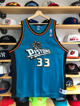Load image into Gallery viewer, Vintage Champion Detroit Pistons Grant Hill Jersey Size 52/2XL
