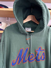 Load image into Gallery viewer, Vintage New York Mets Nike Center Swoosh Green Hoodie XL
