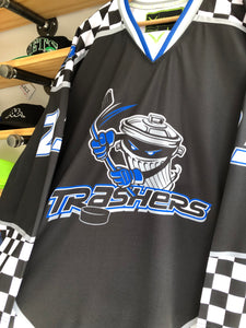 Danbury Trashers Sublimated Hockey Jersey Size Large