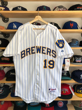 Load image into Gallery viewer, Deadstock Vintage Majestic Milwaukee Brewers Robin Yount Authentic Jersey Size 44/Large
