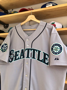 2012 Majestic Seattle Mariners Jesus Montero Authentic Jersey Size 48/XL