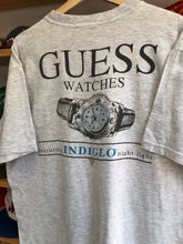 Load image into Gallery viewer, Vintage 90s Guess Watches Indiglo Double Sided Tee
