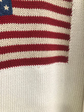 Load image into Gallery viewer, Vintage Polo Ralph Lauren USA Flag Knit Turtleneck Sweater Size Large
