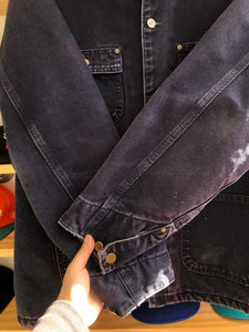 Vintage Carhartt Blanket Lined Chore Jacket Size Large