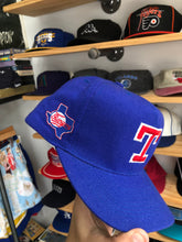 Load image into Gallery viewer, Vintage American Needle Texas Rangers Blockhead Wool Snapback
