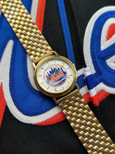 Load image into Gallery viewer, Vintage 1992 Bulova Sportstime New York Mets Men’s Quartz Dress Watch
