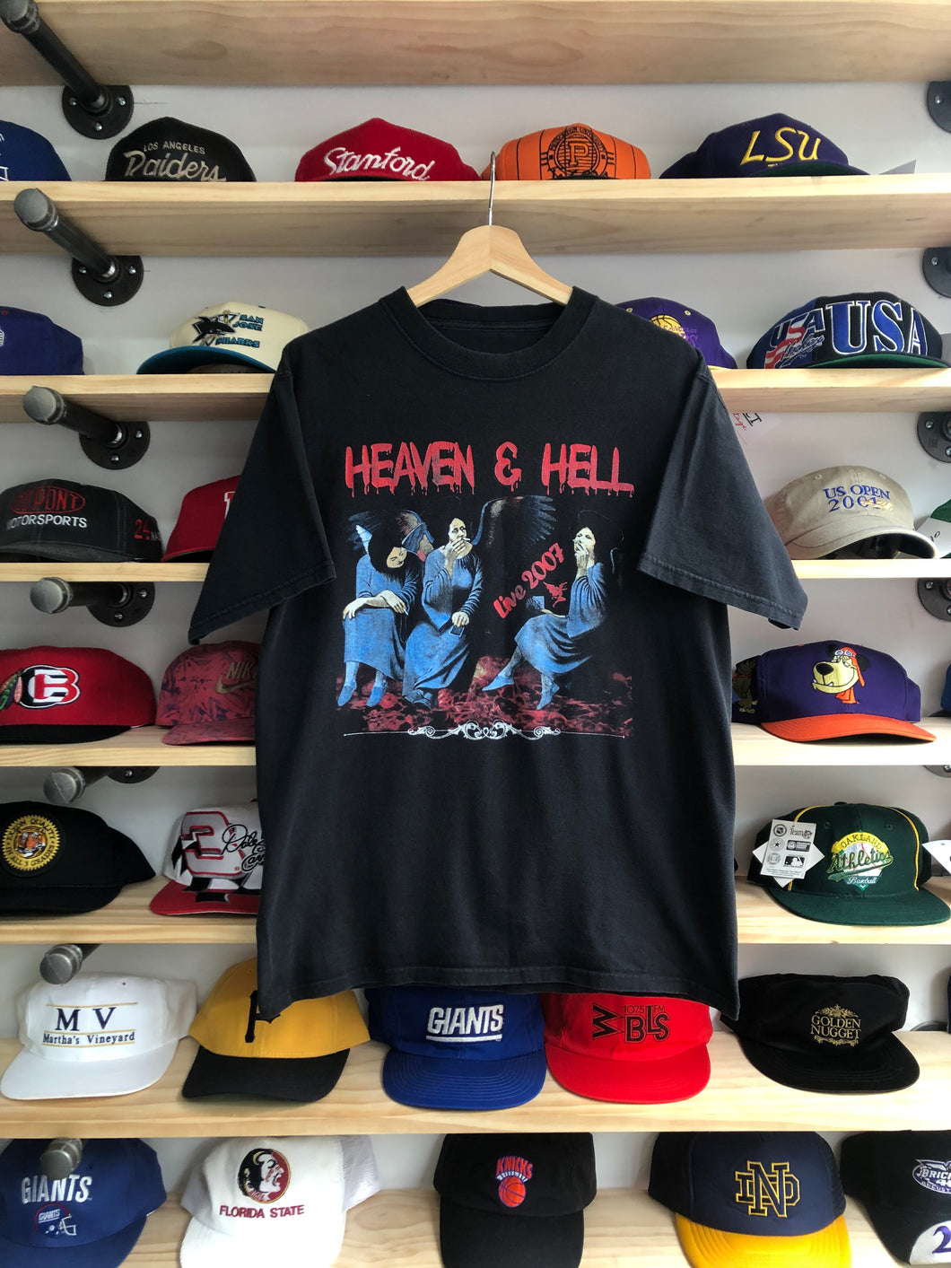 Vintage 2007 Heaven & Hell Band Tour Tee Size Large