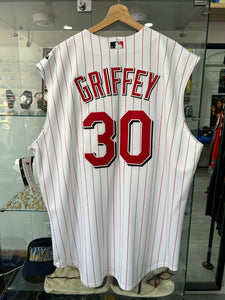 Vintage Ken Griffey Jr Cincinnati Reds Majestic Authentic Jersey 54
