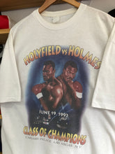 Load image into Gallery viewer, Vintage 1992 Holyfield Vs Holmes Class Of Champions Boxing Promo Tee Size XL

