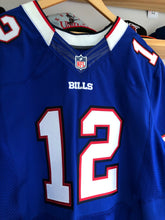 Load image into Gallery viewer, 2012 Nike Buffalo Bills Jim Kelly On Field Authentic Jersey Size 56
