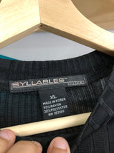 Load image into Gallery viewer, Vintage Syllables Rayon Tee Size XL
