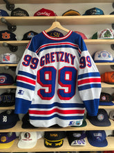 Load image into Gallery viewer, Vintage Starter New York Rangers Wayne Gretzky Jersey Size XL
