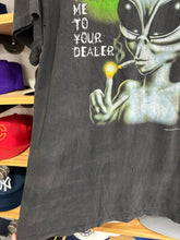 Load image into Gallery viewer, Vintage 1998 Stanley DeSantis Take Me to Your Dealer Alien Tee Large
