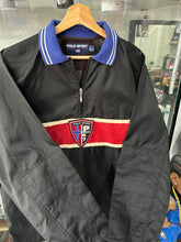 Load image into Gallery viewer, Vintage 90s Ralph Lauren Polo Sport Shield Quarter Zip Pullover Windbreaker Jacket L / XL
