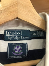 Load image into Gallery viewer, 2010s Polo Ralph Lauren Wimbledon Tennis Striped Shirt Size Large
