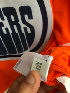 2018 Adidas Edmonton Oilers Authentic Blank Jersey Size 54